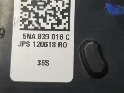Автозапчастина б/у замок заднього правого дверя для volkswagen tiguan (ad1, ax1) 2.0 tdi посилання на oem iam 5na839016c  5na839016c