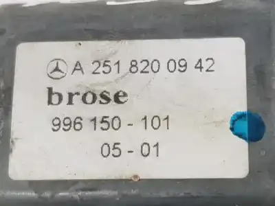 Автозапчастина б/у двиг скла задне ліво для clase c clase m 3.5 v6 посилання на oem iam a2518200942  a2518200942