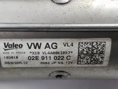 Second-hand car spare part starter motor for volkswagen tiguan (ad1, ax1) 2.0 tdi oem iam references 02e911022c