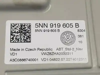 Автозапчасти б/у многофункциональный дисплей за volkswagen passat variant (cb5) business ссылки oem iam 5nn919605b  5nn919605b