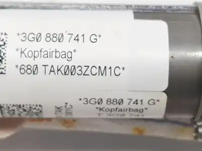Автозапчасти б/у подушка безопасности передняя левая шторка безопасности за volkswagen passat variant (cb5) business ссылки oem iam 3g0880741g  3g0880741g