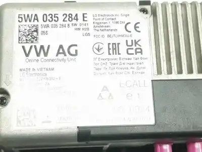Автозапчастина б/у електронний модуль для volkswagen passat variant 2.0 tdi посилання на oem iam 5wa035284e  5wa035284e