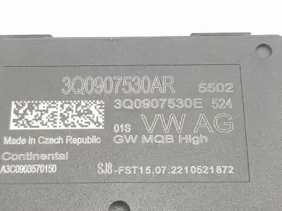 Автозапчастина б/у електронний модуль для volkswagen passat variant 2.0 tdi посилання на oem iam 3q0907530ar  3q0907530ar