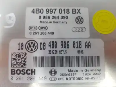 Second-hand car spare part ecu engine control for audi a4 b5 (8d2) 1.8 t oem iam references 4b0997018bx  4b0906018aa