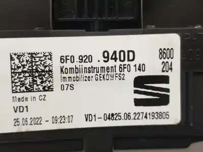 Peça sobressalente para automóvel em segunda mão quadrante por seat ibiza 1.0 tsi referências oem iam 6f0920940d  6f0920940d