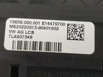 Pièce détachée automobile d'occasion boîtes à fusibles pour volkswagen t6.1 transporter furgón 2.0 tdi références oem iam 7la937548 7la937548 