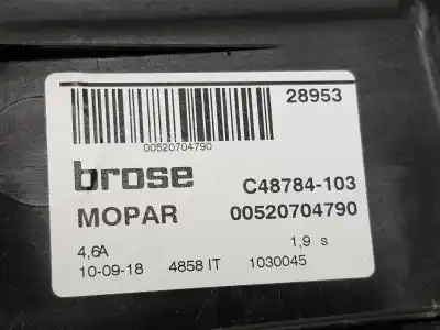 Tweedehands auto-onderdeel regelaar rechts achterruit: voor fiat 500x (334_) 1.6 (334axe1a) oem iam-referenties 52070479