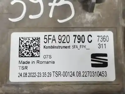 Автозапчастина б/у панель інструментів для cupra sin definir sin definir посилання на oem iam 5fa920790c  5fa920790c