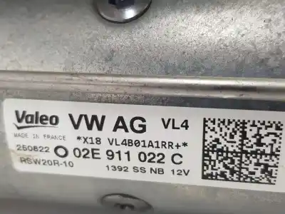 Peça sobressalente para automóvel em segunda mão motor de arranque por cupra leon 2.0 tdi referências oem iam 02e911022c  02e911022c