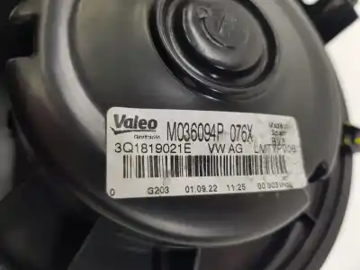 Second-hand car spare part heating fan for cupra leon 2.0 tdi oem iam references 5wb819021a  5wb819021a