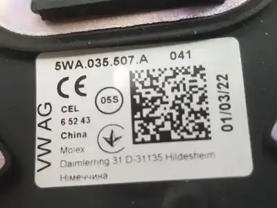 Pezzo di ricambio per auto di seconda mano antenna per cupra leon 2.0 tdi riferimenti oem iam 5wa035507a  5wa035507a