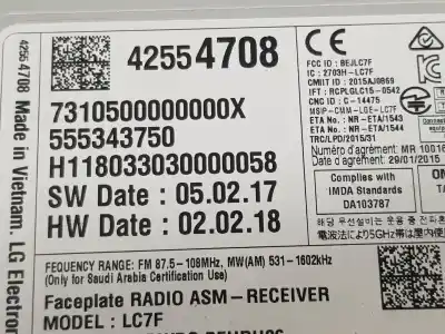 Автозапчастина б/у gps навігаційна система для opel zafira 1.6 cdti dpf посилання на oem iam 42554708  42554708