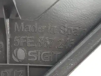 Peça sobressalente para automóvel em segunda mão moldagem por cupra sin definir sin definir referências oem iam 5fe867245  5fe867245