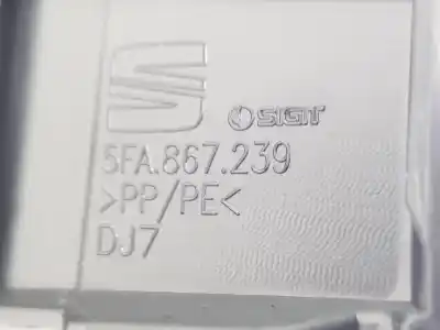 Peça sobressalente para automóvel em segunda mão moldagem por cupra leon 2.0 tdi referências oem iam 5fa867239  5fa867239