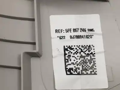 Peça sobressalente para automóvel em segunda mão moldagem por cupra leon 2.0 tdi referências oem iam 5fe867246  5fe867246
