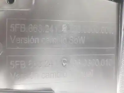 Second-hand car spare part center armrest for cupra leon 2.0 tdi oem iam references 5fb863241b  5fb863241b