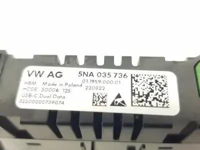 Second-hand car spare part switch for cupra leon 2.0 tdi oem iam references 5na035736  5na035736