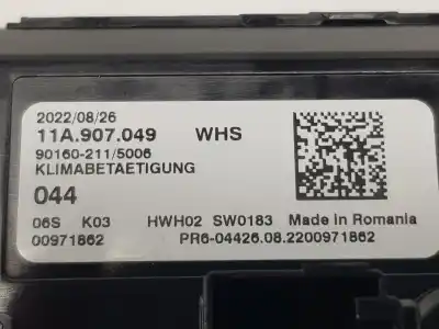 Second-hand car spare part multifunction display for cupra leon 2.0 tdi oem iam references 11a907049  11a907049