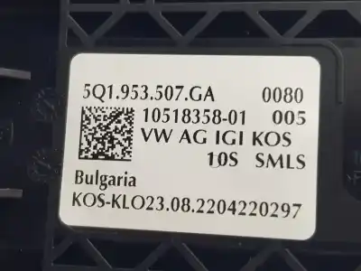 Second-hand car spare part steering wheel switch for cupra leon 2.0 tdi oem iam references 5q1953507ga  5q1953507ga