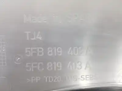 Second-hand car spare part torpedo for cupra leon 2.0 tdi oem iam references 5fc819403a  5fb819404a