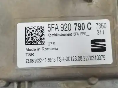 Автозапчасти б/у приборная доска за cupra leon 1.4 tsi híbrido ссылки oem iam 5fa920790c  5fa920790c