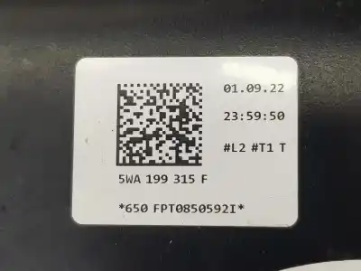 Second-hand car spare part front axle for cupra leon 2.0 tdi oem iam references 5wa199315f  5wa199315f