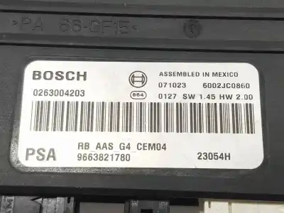 Автозапчасти б/у электронный модуль за citroen c4 picasso i monospace (ud_) 1.6 hdi ссылки oem iam 9663821780  9663821780