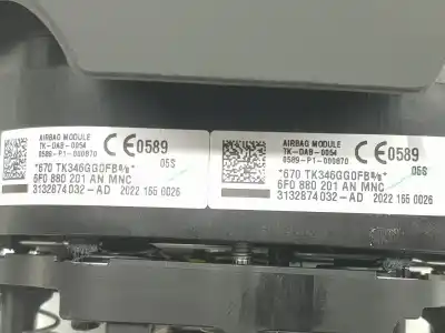 Recambio de automóvil de segunda mano de airbag delantero izquierdo para seat ibiza 1.0 tsi referencias oem iam 6f0880201an 6f0880201an 