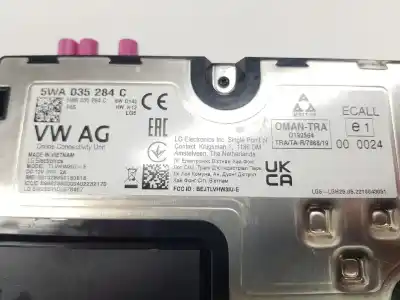 Peça sobressalente para automóvel em segunda mão módulo eletrônico por cupra leon 2.0 tdi referências oem iam 5wa035284c  5wa035284c