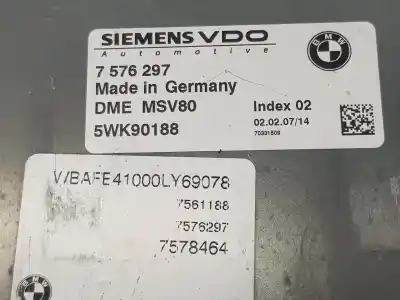 Second-hand car spare part ecu engine control for bmw x5 (e70) 3.0 si oem iam references 12147576297  12147576297