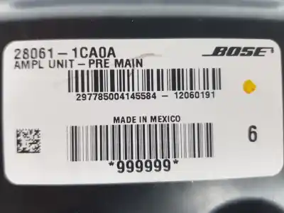 Автозапчастина б/у антенний підсилювач для infiniti fx 37 awd посилання на oem iam 280611ca0a  280611ca0a