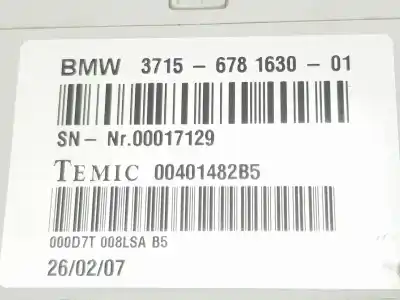 Second-hand car spare part electronic module for bmw x5 (e70) 3.0 si oem iam references 37156781630  6781630