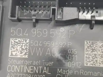 Second-hand car spare part electronic module for cupra leon 1.4 tsi híbrido oem iam references 5q4959592p  5q4959592p