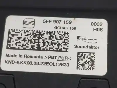 Автозапчасти б/у электронный модуль за cupra sin definir sin definir ссылки oem iam 5ff907159