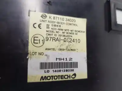Second-hand car spare part electronic module for ssangyong korando 2.0 td oem iam references 8711034020  8711034020