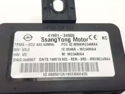 Second-hand car spare part electronic module for ssangyong korando 2.0 td oem iam references 4190134000