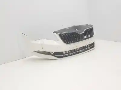İkinci el araba yedek parçası ön tampon için skoda superb 2.0 tdi oem iam referansları 3v0807218b 3v0807218b color blanco 