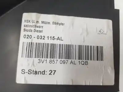 Автозапчастина б/у бардачок для skoda superb berlina 3v3 active посилання на oem iam 3v1857097al  3v1857097al