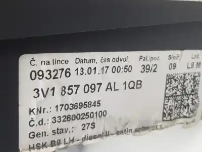 Автозапчастина б/у бардачок для skoda superb berlina 3v3 active посилання на oem iam 3v1857097al  3v1857097al