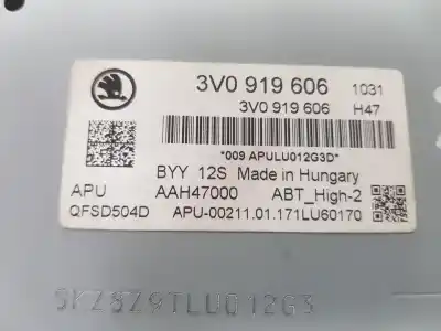 Автозапчасти б/у многофункциональный дисплей за skoda superb berlina 3v3 active ссылки oem iam 3v0919606  3v0919606