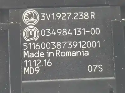 Автозапчасти б/у выключатель за skoda superb 2.0 tdi ссылки oem iam 3v1927238r