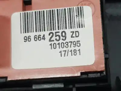 Second-hand car spare part switch for citroen c4 lim. 1.2 12v e-thp oem iam references 96664259zd  96664259zd