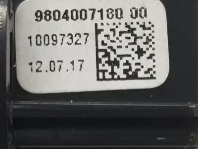 Second-hand car spare part start/stop button for citroen c4 lim. 1.2 12v e-thp oem iam references 9804007180  9804007180