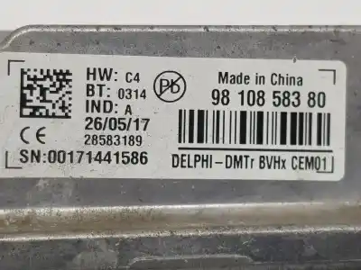 Pezzo di ricambio per auto di seconda mano modulo elettronico per citroen c4 lim. 1.2 12v e-thp riferimenti oem iam 9810858380  9810858380