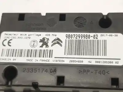 Second-hand car spare part electronic module for citroen c4 lim. 1.2 12v e-thp oem iam references 9807299980  9807299980