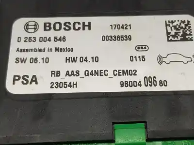 Second-hand car spare part electronic module for citroen c4 lim. 1.2 12v e-thp oem iam references 9800409680  9800409680