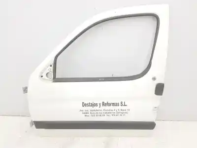 İkinci el araba yedek parçası SOL ÖN KAPI için PEUGEOT PARTNER (S2)  OEM IAM referansları 9002T9 9002T9 COLOR BLANCO BANQUISE EWP 