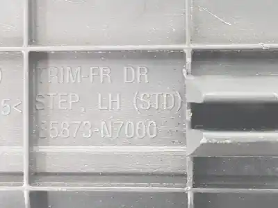 Second-hand car spare part decorative moulding for hyundai tucson híbridosuave 112kw oem iam references 85873n7000