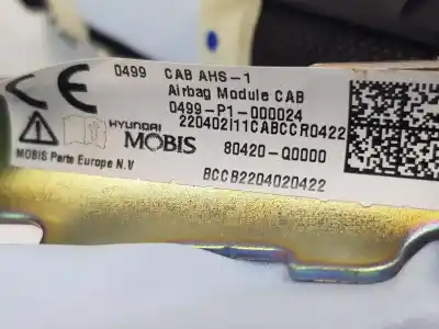 Автозапчастина б/у передня права подушка безпеки для hyundai bayon (bc3) 1.2 mpi посилання на oem iam 80420q0000  80420q0000