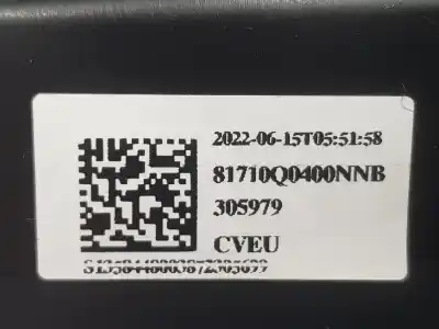 Автозапчастина б/у обработка задніх дверей для hyundai bayon (bc3) 1.2 mpi посилання на oem iam 81710q0400  81710q0400